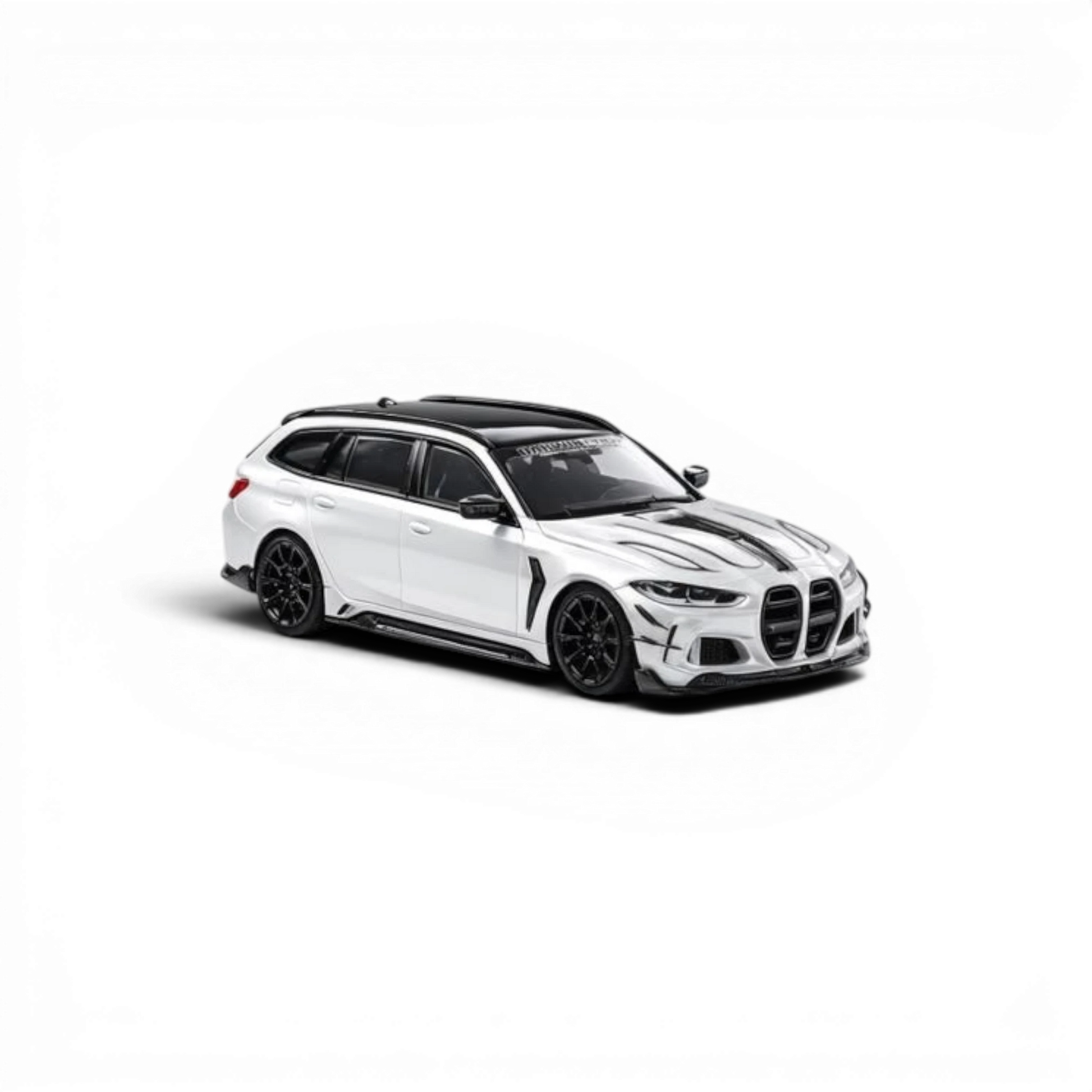 Lot57Supplies Diecast Shop 1:64 scale Aurelia Darwin BMW M3 Touring Alaska diecast model in metallic white