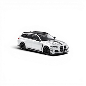 Lot57Supplies Diecast Shop 1:64 scale Aurelia Darwin BMW M3 Touring Alaska diecast model in metallic white