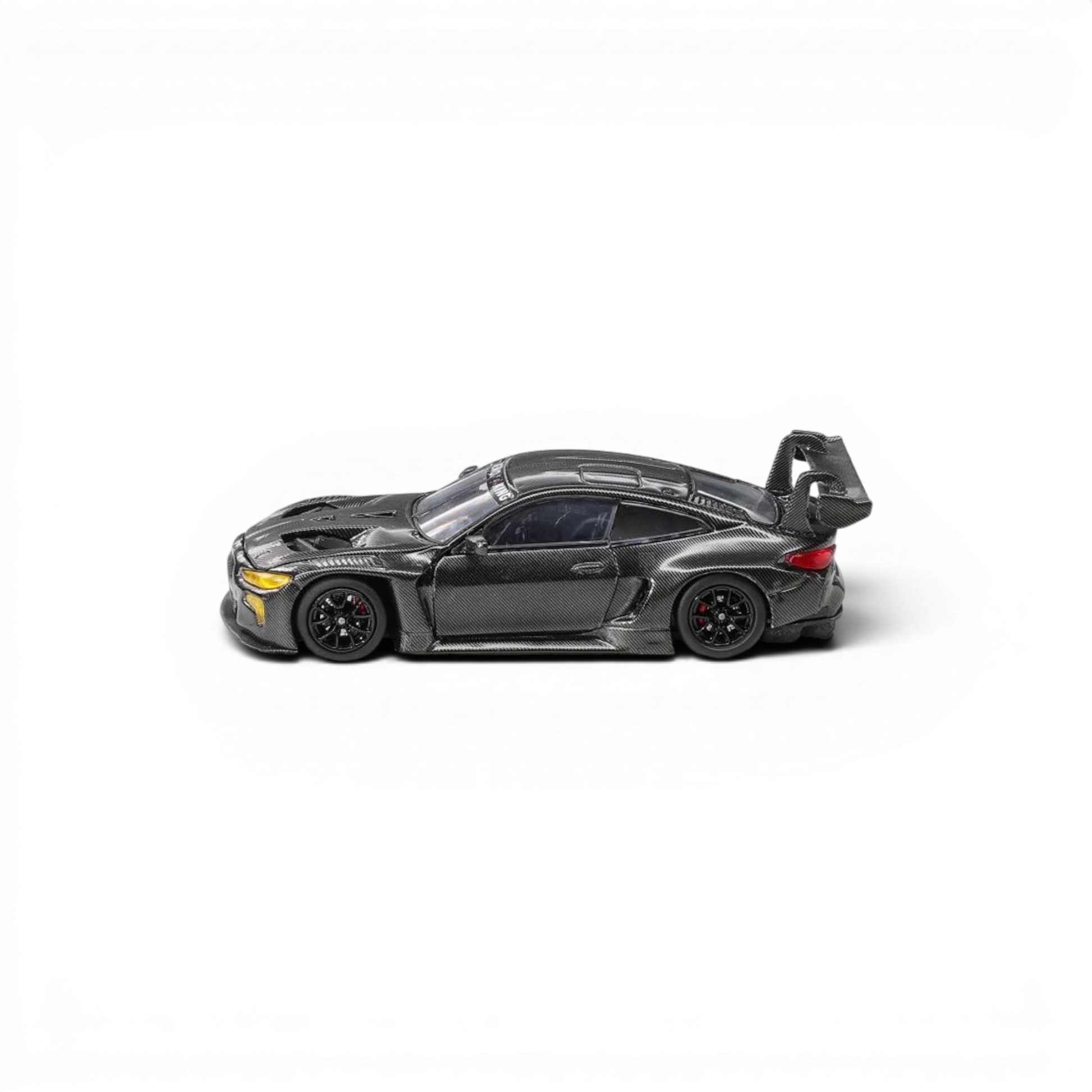 Lot57Supplies Diecast Shop 1:64 scale Demon King Auto BMW M4 GT3 diecast model car with black carbon fiber livery