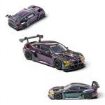Lot57Supplies Diecast Shop 1:64 scale Demon King Auto BMW M4 GT3 diecast model car with a chameleon color-shift finish.