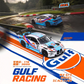 Lot57Supplies Diecast Shop 1:64 scale Demon King Auto BMW M4 GT3 diecast car in iconic blue and orange Gulf livery