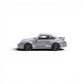 Lot57Supplies Diecast Shop Flame Model 1:64 scale cement gray Porsche 911 Gunther Werks 400R resin model car side view