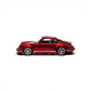 Lot57Supplies Diecast Shop Cherry Red 1:64 scale DeepMaker Singer DLS resin model car with white side stripe and spoiler.