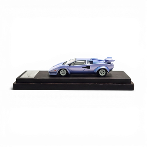 Lot57Supplies Diecast Shop DeepMaker 1:64 scale resin model of a Lamborghini Countach 5000S in metallic Alba Blue.
