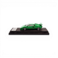 DeepMaker Countach 5000S 1:64 scale resin model car in Verde Medio green on a wooden display base from Lot57Supplies Diecast Shop