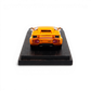 Lot57Supplies Diecast Shop DeepMaker Countach 5000S 1:64 scale resin model car in Arancio orange, rear view