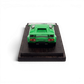 Lot57Supplies Diecast Shop DeepMaker Countach 5000S 1:64 scale resin model car in Verde Medio on a wooden display base.