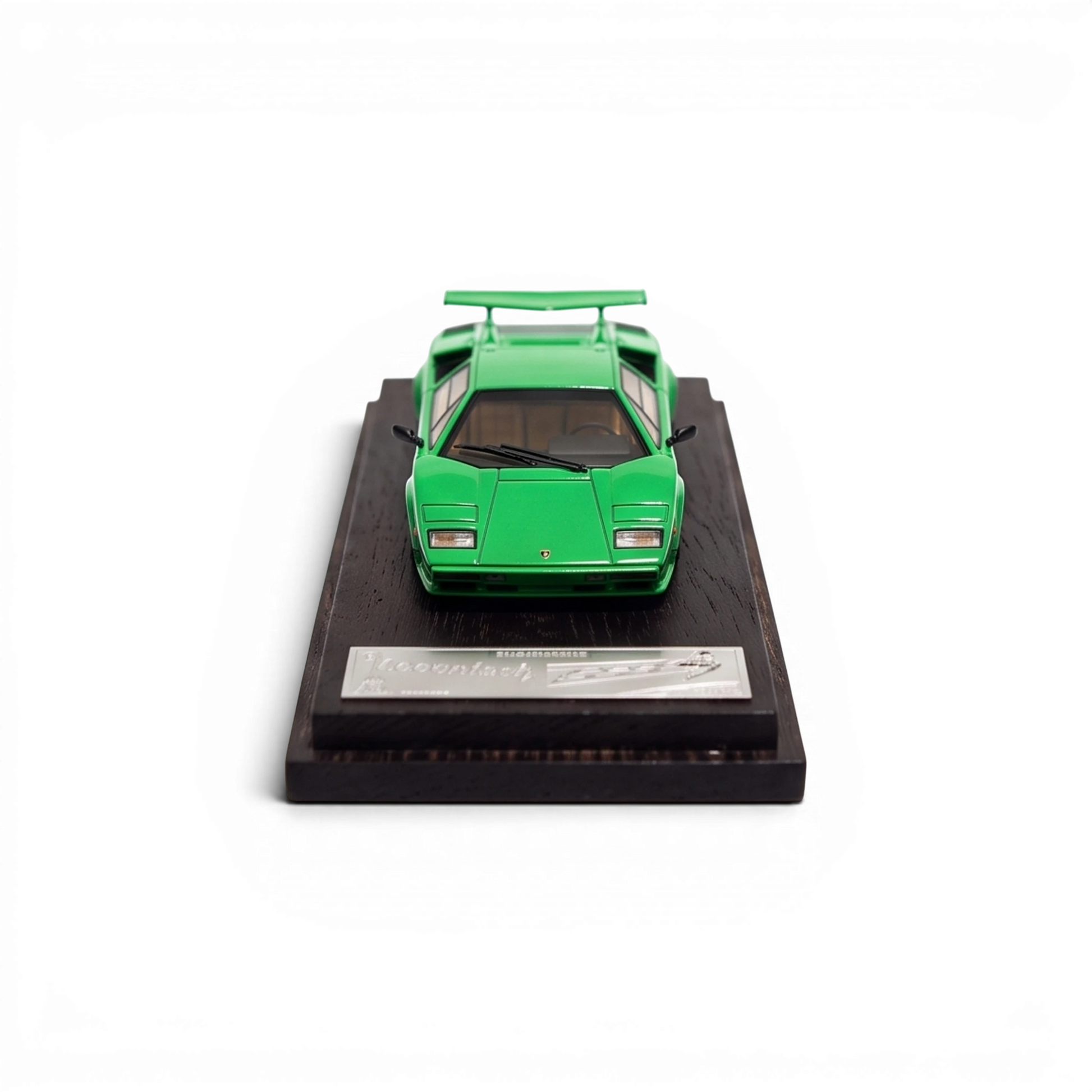 Lot57Supplies Diecast Shop DeepMaker 1:64 scale resin Lamborghini Countach 5000S model car in Verde Medio green.