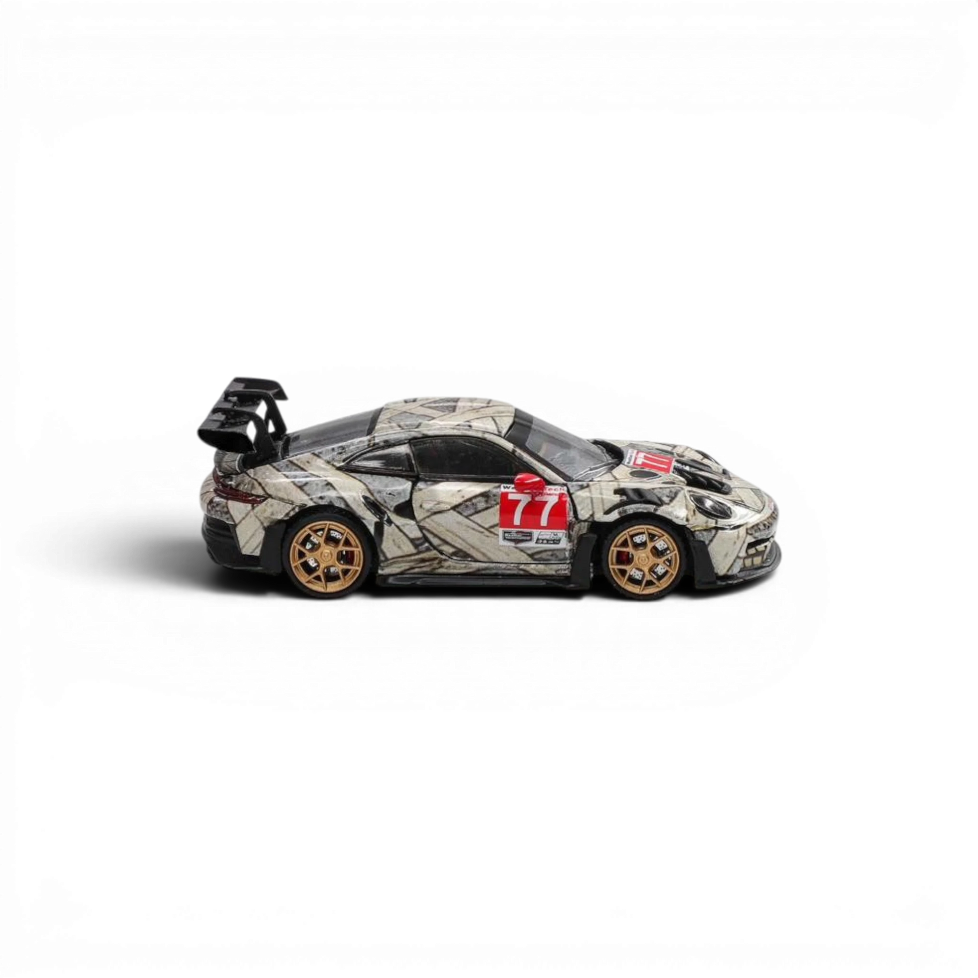 Lot57Supplies Diecast Shop Demon King Auto 911RS 1:64 scale diecast model car with mummy livery and gold wheels