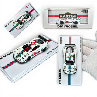 Lot57Supplies Diecast Shop DM Model Liberty Walk F40 1:64 scale diecast model with Martini livery and widebody kit.