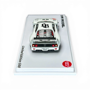 Lot57Supplies Diecast Shop white 1:64 scale DM Model Liberty Walk F40 with widebody kit and #58 livery.