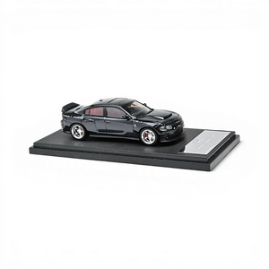 Lot57Supplies Diecast Shop 1:64 scale 2023 Dodge Charger SRT Hellcat diecast model in Maximum Steel Metallic Gray