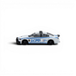 Lot57Supplies Diecast Shop 1:64 scale TimeMicro Dodge Charger Brawler LCPD police car model in white