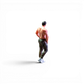 Lot57Supplies Diecast Shop EHC Model 1:64 scale resin muscle man figure wearing dark trousers and white shoes