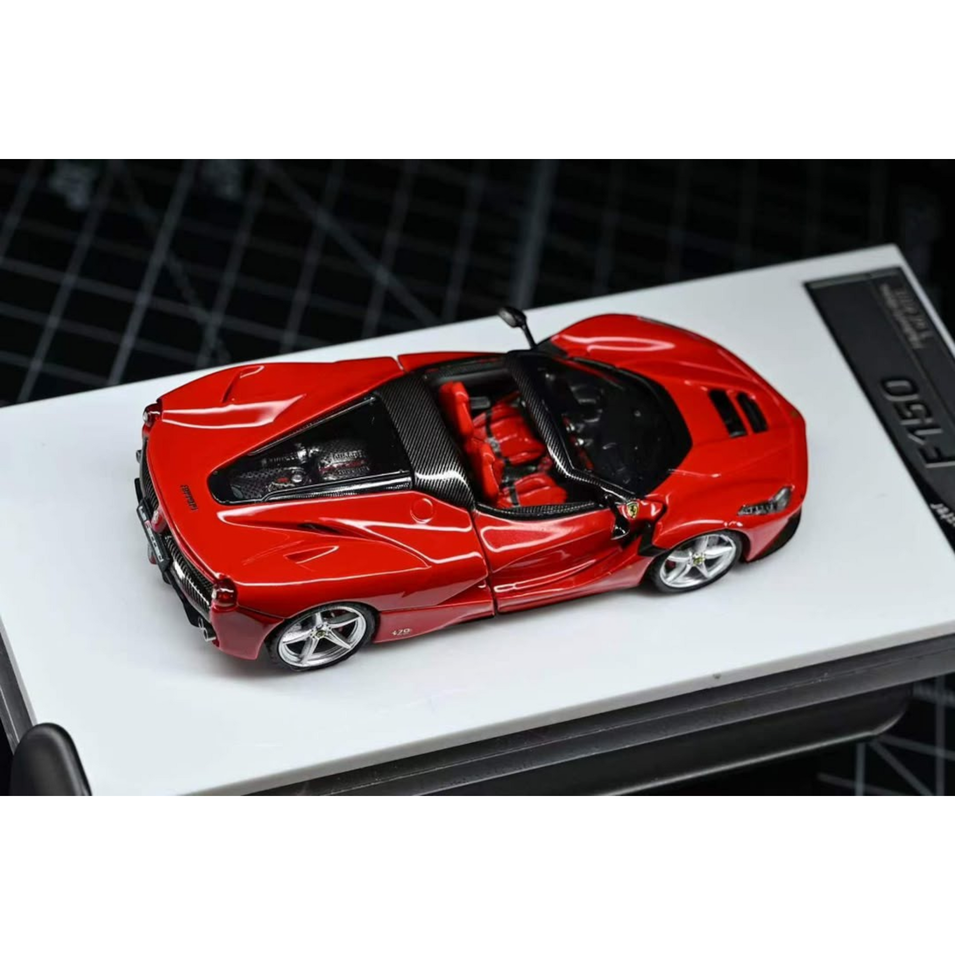 Lot57Supplies Diecast Shop 1:64 scale Street Buster Supercar F150 Aperta in Rosso Corsa with red interior