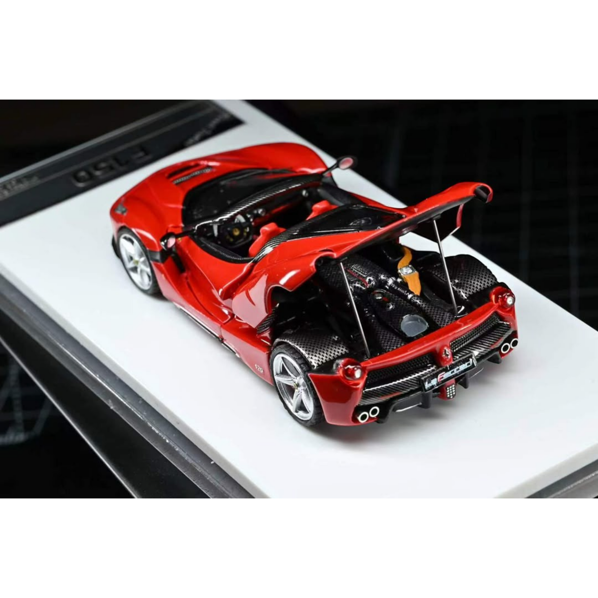 Lot57Supplies Diecast Shop 1:64 scale Street Buster Supercar F150 diecast model in Rosso Corsa with open engine bay