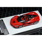 Lot57Supplies Diecast Shop 1:64 scale Street Buster F150 supercar in Rosso Corsa red with a matching red interior.