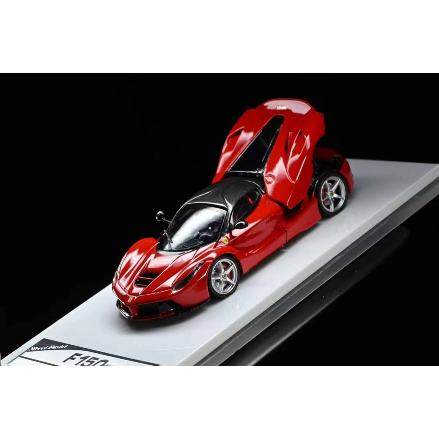 Lot57Supplies Diecast Shop 1:64 scale Street Buster F150 supercar in Rosso Corsa red with open butterfly doors