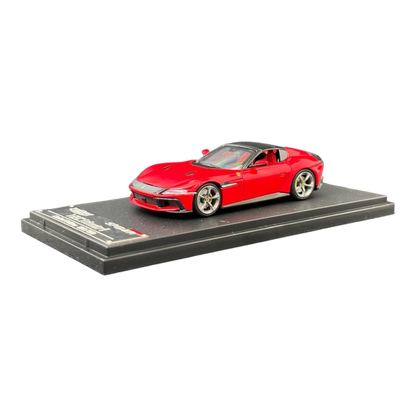 Lot57Supplies Diecast Shop Phantom Knight 1:64 scale diecast Ferrari 12Cilindri Spider in Rosso Corsa red on display