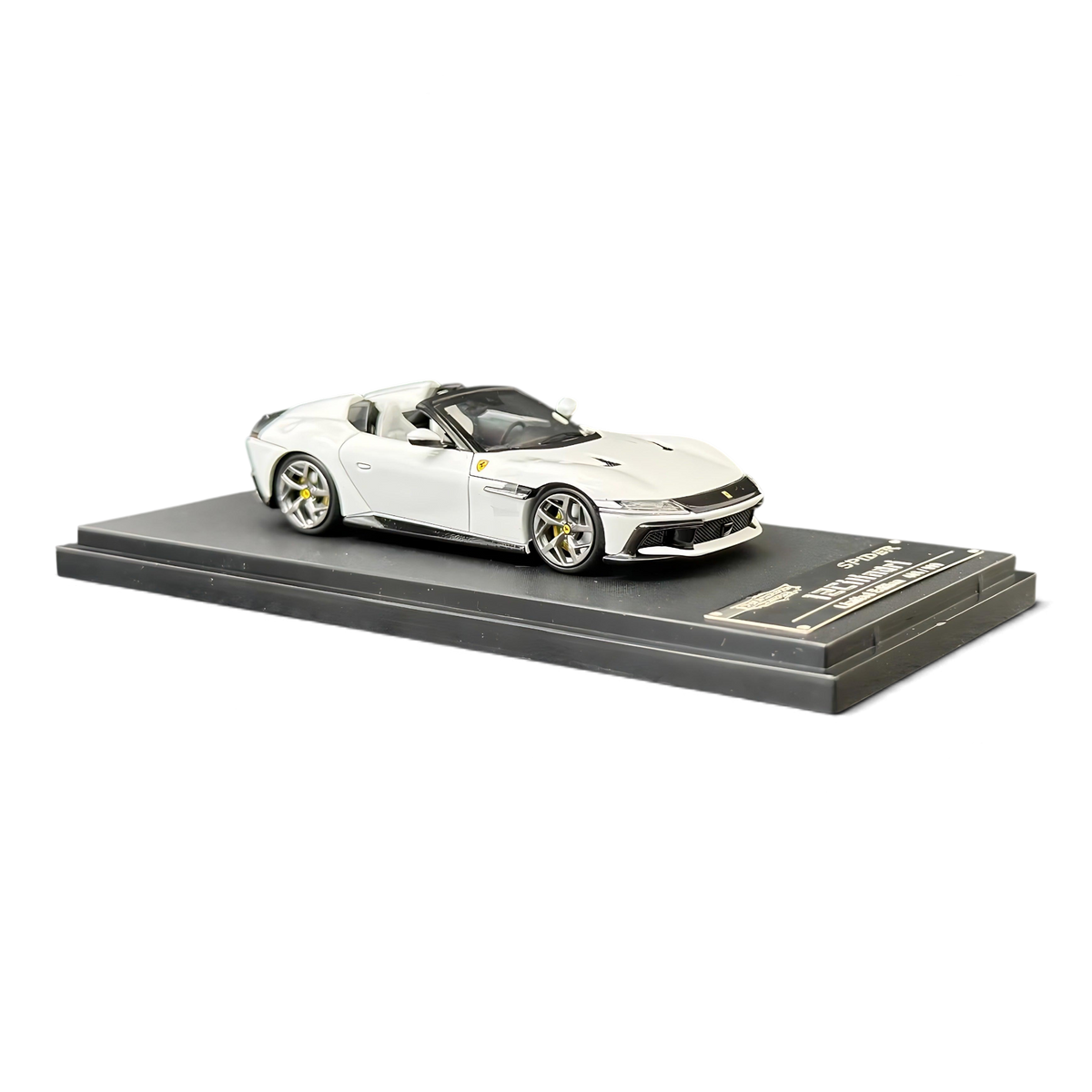 Lot57Supplies Diecast Shop Phantom Knight 1:64 scale diecast Ferrari 12Cilindri Spider in Bianco Avus white finish.
