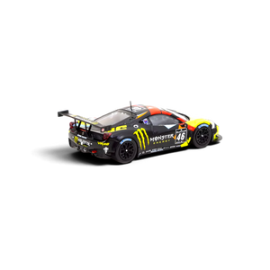Lot57Supplies Diecast Shop Tarmac Works 1:64 scale Ferrari 458 Italia GT3 diecast model in black and yellow livery