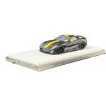 Lot57Supplies Diecast Shop WAM x EDM Ferrari 599 GTO 1:64 scale resin model in dark blue with yellow racing stripe