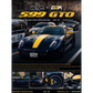 Lot57Supplies Diecast Shop WAM x EDM Ferrari 599 GTO 1:64 scale resin model in dark blue with yellow racing stripe