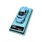 Lot57Supplies Diecast Shop GLAMCRAFT light blue Ferrari 812 Competizione 1:64 scale diecast model with white stripes