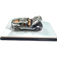 Lot57Supplies Diecast Shop Strive Glow & Dmy 1:64 scale Ferrari F12 TDF resin model in Grigio Ferro with open hood