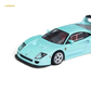 Lot57Supplies Diecast Shop Stance Hunters Ferrari F40 LM 1:64 scale diecast model car in light aqua green