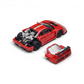 Lot57Supplies Diecast Shop Stance Hunters Ferrari F40 LM red diecast model car with removable engine cover