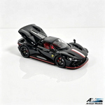 Lot57Supplies Diecast Shop Artisan Models 1:64 scale diecast Ferrari SP3 in gloss black with red interior details