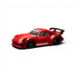 Lot57Supplies Diecast Shop FG RWB 930 diecast model car in transparent red, 1:64 scale with openable features.