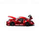 Lot57Supplies Diecast Shop FG RWB 930 1:64 scale diecast car in transparent red with openable doors, hood, and trunk.