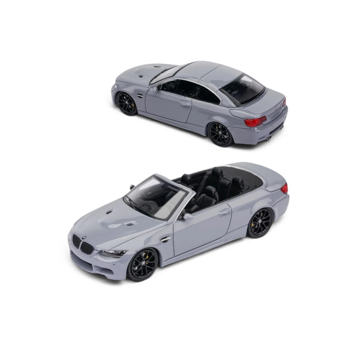 Lot57Supplies Diecast Shop FINE MODEL M3 E93 1:64 scale diecast car in cement gray with black wheels