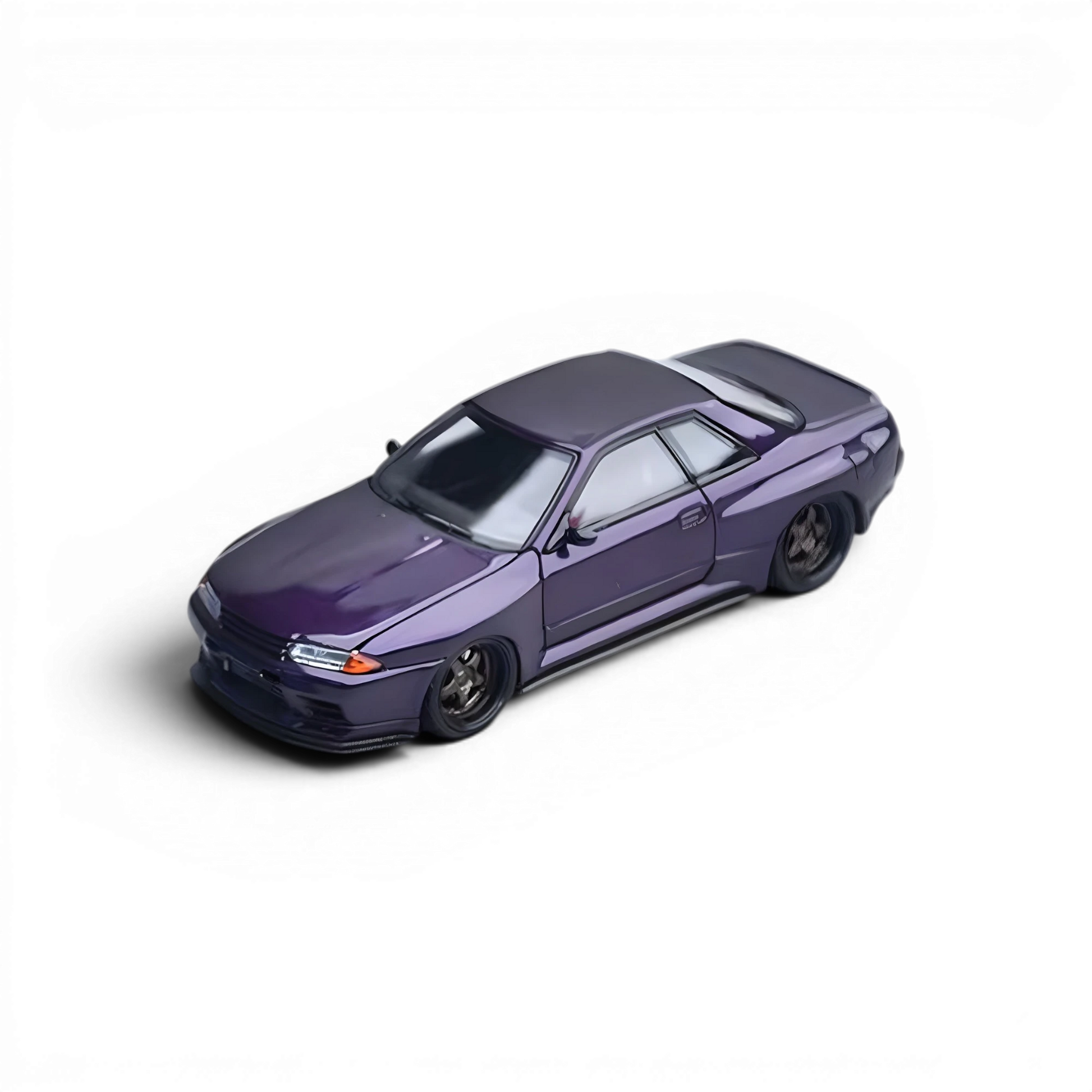 Lot57Supplies Diecast Shop Focal Horizon 1:64 scale metal purple Nissan Skyline GT-R R32 Garage Active diecast model