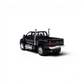 MK Miniatures Ford F650 Super Duty diecast truck in Agate Black from Lot57Supplies Diecast Shop with chrome stacks.