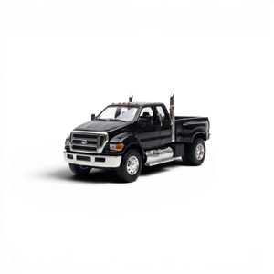 Lot57Supplies Diecast Shop MK Miniatures 1:64 scale diecast Ford F650 Super Duty truck in Agate Black with chrome trim