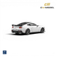 Lot57Supplies Diecast Shop CM Model Ford Mustang Dark Horse 1:64 scale diecast model in Oxford White with black accents and spoiler.