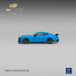 Lot57Supplies Diecast Shop 1:64 scale CM Model Ford Mustang Dark Horse in Grabber Blue with black hood stripe