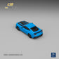 Lot57Supplies Diecast Shop 1:64 scale CM Model Ford Mustang Dark Horse in Grabber Blue with black hood stripes