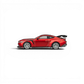 Lot57Supplies Diecast Shop CM Model Ford Mustang GTD 1:64 scale diecast model in flame red with black accents and large rear spoiler.