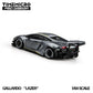 Lot57Supplies Diecast Shop TimeMicro x PSC DESIGN Gallardo Lazer diecast model car in fighter jet gray, 1:64 scale.