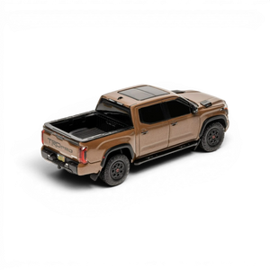 Lot57Supplies Diecast Shop GCD 1:64 scale dark brown Toyota Tundra TRD Pro diecast model truck, rear three-quarter view