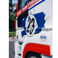 Lot57Supplies Diecast Shop 1:64 scale GCD LBWK x UD Trucks Quon diecast truck head in red and white livery