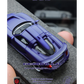 Lot57Supplies Diecast Shop 1:64 scale matte blue resin Gemballa Mirage GT model car with detailed rear engine vents.