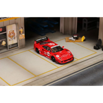 Lot57Supplies Diecast Shop GHOST PLAYER LBWK F40 red diecast model car in 1:64 scale with racing decals