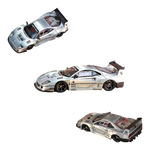 Lot57Supplies Diecast Shop Ghost Player LBWK F40 1:64 scale diecast model car in varnish raw finish with racing decals