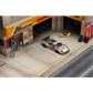 Lot57Supplies Diecast Shop GHOST PLAYER LBWK F40 diecast car in clear varnish 58 livery parked in a garage diorama