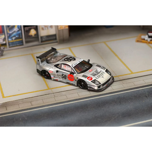 Lot57Supplies Diecast Shop GHOST PLAYER 1:64 scale LBWK F40 diecast model car in clear varnish with number 58 livery